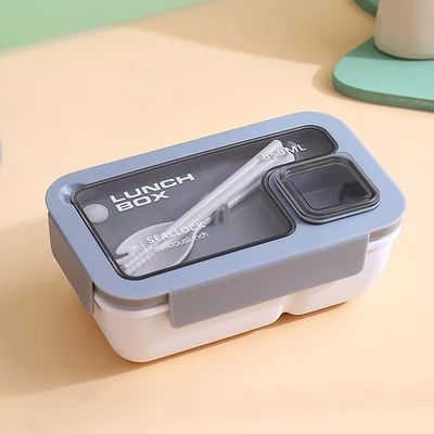 Wiederverwendbare tragbare Plastik-Bento-Lunchbox für alle geeigneten Personen im Schulstil