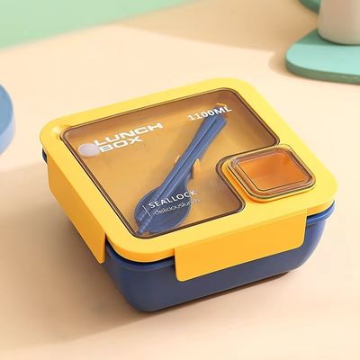 20*12*8cm wiederverwendbares tragbares Plastik-Bento-Lunchbox für Kinder Schule Kunststoffmaterial