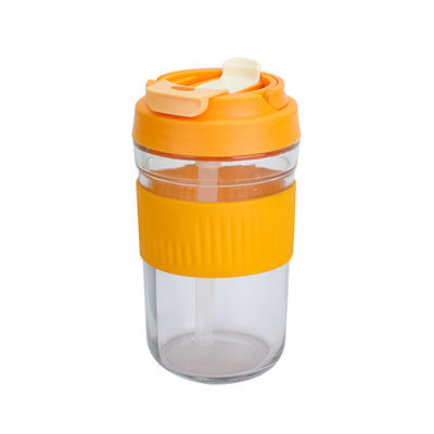 400 ml/550 ml tragbare Kaffeetassen Wiederverwendbare Kaffeetasse mit Deckel und Stroh 2024 Design