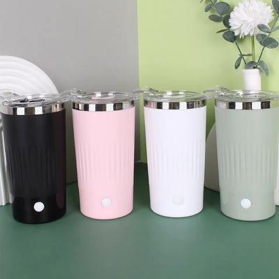500 ml elektrische Shake Flasche mit Deckel Tragbare Kaffeemixer Tasse Milchmixer Tasse