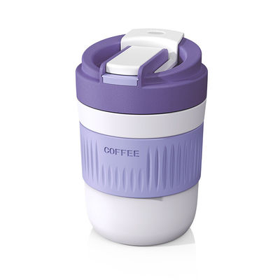 400 ml/550 ml Kapazität Tragbares Multifunktionsglasgeschirr Schöne Glaskaffeetasse mit Stroh