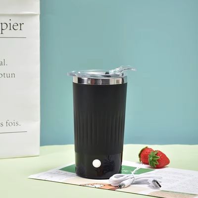 500 ml elektrische Shake Flasche mit Deckel Tragbare Kaffeemixer Tasse Milchmixer Tasse