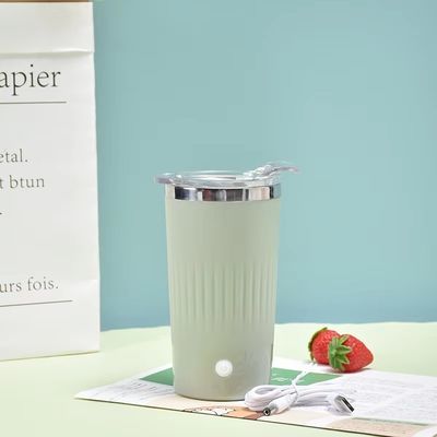 500 ml elektrische Shake Flasche mit Deckel Tragbare Kaffeemixer Tasse Milchmixer Tasse