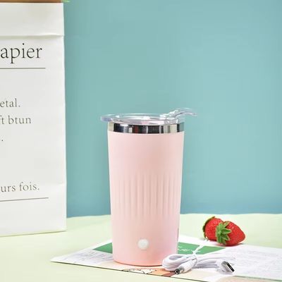 500 ml elektrische Shake Flasche mit Deckel Tragbare Kaffeemixer Tasse Milchmixer Tasse