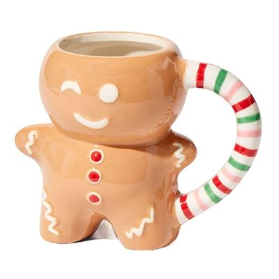 Zeichentrickfilm Süße Keramik Weihnachten Lebkuchen Kaffeebecher 300 ml Kein Zusatzzubehör