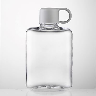Leckdichtes, klares Trinkbecherkessel, BPA-freie Plastikflasche für Outdoor-Sportarten