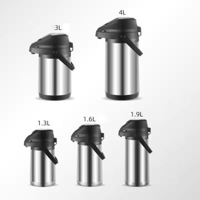angepasste Farben akzeptabel 1.3L 1.9L 2.5L 3L 4L Edelstahl Airpot für die Party
