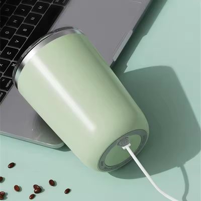 Kreatives Design Magnetische Selbstmischende Mischkaffeetasse 350ml Edelstahl Reisemug mit Deckel