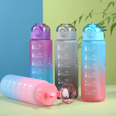 Siedendes Wasser Anwendbares eigenes Logo Plastikwasserflasche für den Fitnessraum im Freien und auf Reisen
