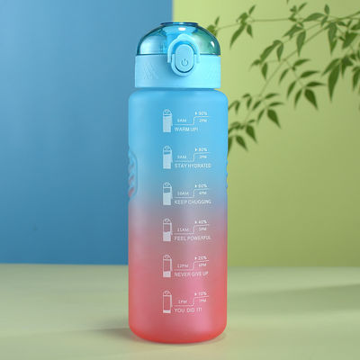Siedendes Wasser Anwendbares eigenes Logo Plastikwasserflasche für den Fitnessraum im Freien und auf Reisen