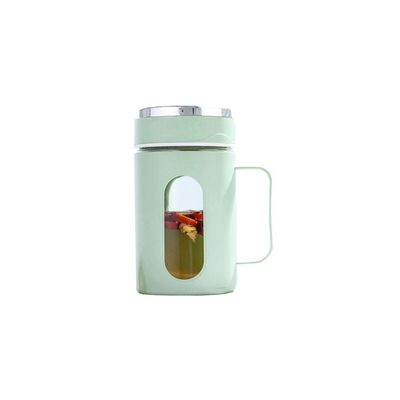 500 ml Glas exquisite Geschenk Student einfache undicht Büro Tasse Wasserflaschen mit Deckel und Griff