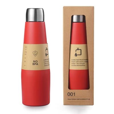 Farbenfrohe 18 Oz Cola-Flaschen Vakuumflaschen Thermosen für den Sport Langlebig 304 Edelstahl