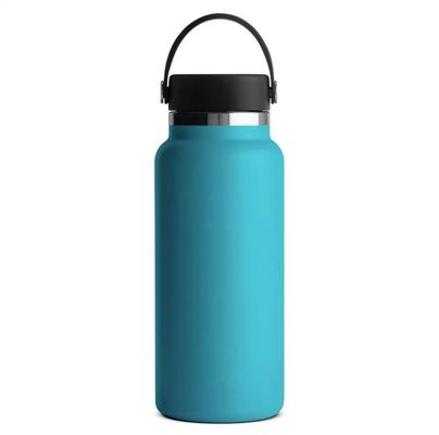 Vakuumisolierte 32oz breite Mund Edelstahl Wasserflasche für Sportleistung