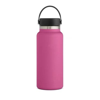 Vakuumisolierte 32oz breite Mund Edelstahl Wasserflasche für Sportleistung