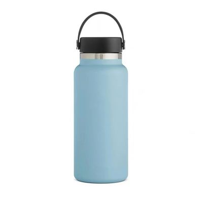 Vakuumisolierte 32oz breite Mund Edelstahl Wasserflasche für Sportleistung