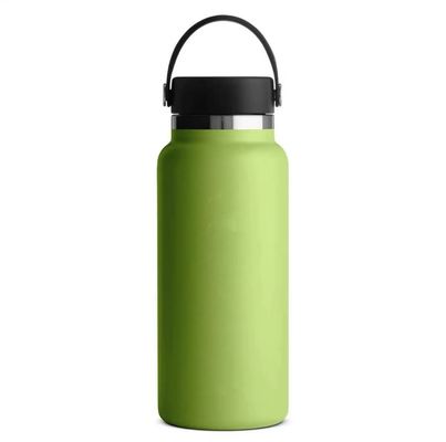 Vakuumisolierte 32oz breite Mund Edelstahl Wasserflasche für Sportleistung