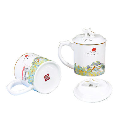 Elegante, benutzerdefinierte Sublimation-Verstärkte, Mutter Geschenk, Reise, Kaffeebecher, wiederverwendbarer Becher mit Handgriff