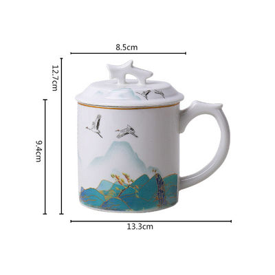 Elegante, benutzerdefinierte Sublimation-Verstärkte, Mutter Geschenk, Reise, Kaffeebecher, wiederverwendbarer Becher mit Handgriff