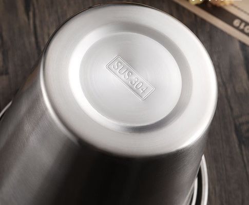 304 Edelstahl Eisbehälter für Bier und Champagner Gold Mini-Fritten Snack-Eimer