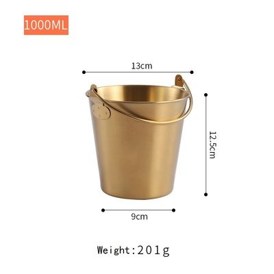 Party Gelegenheit 304 Edelstahl Champagner Eis Eimer Snack Eimer gebratenes Huhn Eimer