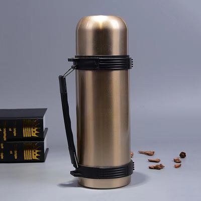 1800 ml Gerade Tasse Portable Vakuum Edelstahl Walking Kettle für Outdoor-Sport
