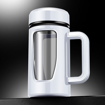 580 ml klare Glas-Trinkwasserflaschen für Reisen und Aktivitäten im Freien