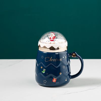 Keramik-Emaille-Tumbler-Set Rote Tasse zum Weihnachtsgeschenk Kaffee Milch Wasser Tasse Funktion