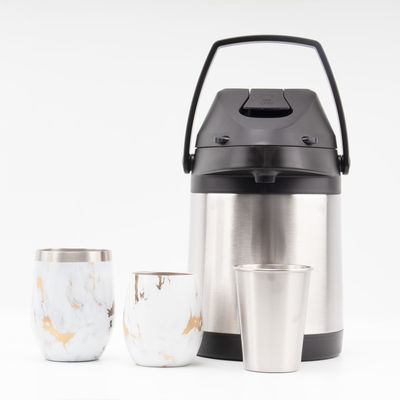 Vakuumflaschen Thermosen Custom Logo Edelstahl Kaffeemittel Airpot Thermosflasche
