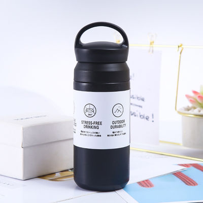 Zurück in die Schule Weiße Stahl Isolierte Becher 500 ml Vakuumflasche Tumbler mit Griff