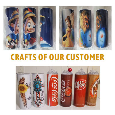 24oz Modern Design Fashion Cup mit undichtem Doppelwand und Stroh