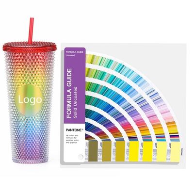 24oz Modern Design Fashion Cup mit undichtem Doppelwand und Stroh