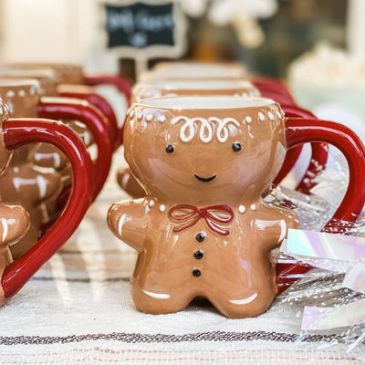 Weihnachtstag Feiertag Custom 300ml lustiger Lebkuchen-Mann Zauber-Cookie-Tasche