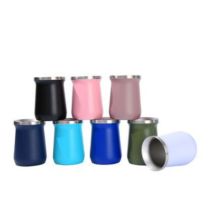 Büromug für Männer mit Stroh Custom Logo Becher Tropfenbeständige Edelstahl Wasserflasche 12oz Kapazität