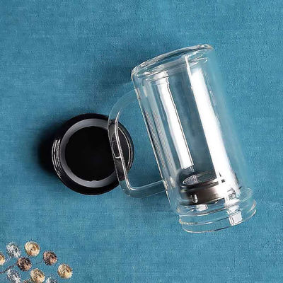 Büro-Must-Have-Hoch-Borosilikat-Glasbecher mit Filter Produktmodell HBL-400B-46