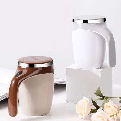 Automatisches Rühren 380 ml Elektrische tragbare Magnetische Edelstahl Büro Kaffeeflasche