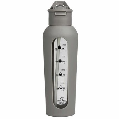 700 ml/1000 ml Kapazität Motivationsflasche mit Stroh und Schutzhülle