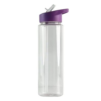 500 ml klarer, BPA-freier, tragbarer Proteinshaker mit individuellem Logo und Flip Straw