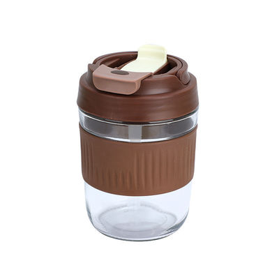 400 ml/550 ml hohe schwere Basis klare Glasbecher mit Stroh kreatives und einzigartiges Design