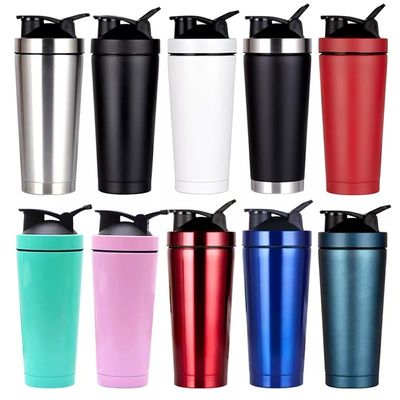 Trinken warm kalt halten 6-12 Stunden 700 ml Großkapazität Custom LOGO Fitness Shaker Flasche