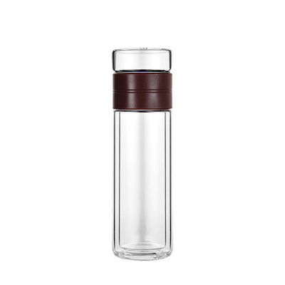 Klassische Sublimationsflasche aus transparenten Glas mit Filter 300 ml Kapazität
