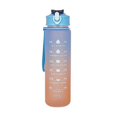 30 oz Custom Logo PC Plastik-Wasserbecher BPA-frei Sportstrohhalme Shaker Flasche mit Deckel