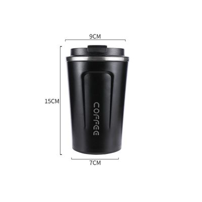 Reisen Sie stilvoll mit dieser farbenfrohen Kaffeetasse aus Edelstahl 380 ml/500 ml Kapazität
