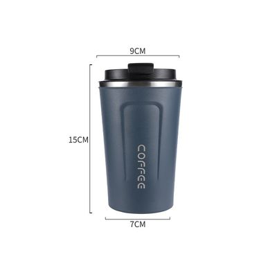 Rote Edelstahl-Reise Kaffeetasse Vakuum Isolierte Mehrfachkaffeetasse