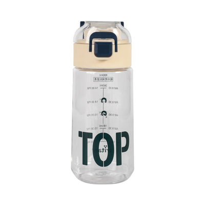480 ml Tritan-Wasserflasche aus Kunststoff mit verwendbarem kochendem Wasser und Zeitstempel