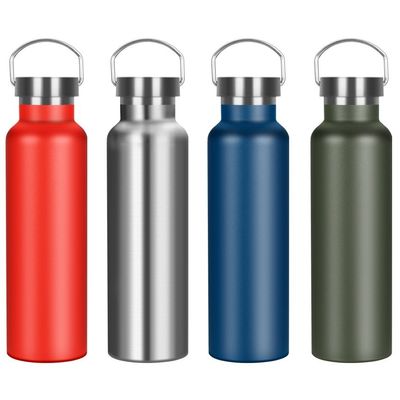 Isolierte Sportflasche mit Deckel 500 ml individuell angepasste Edelstahl-Wasserflasche