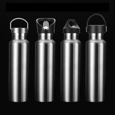 Edelstahl-Vakuum-Wasserbecher 750 ml Doppelwand-Metall-isolierte Sportflasche mit Deckel