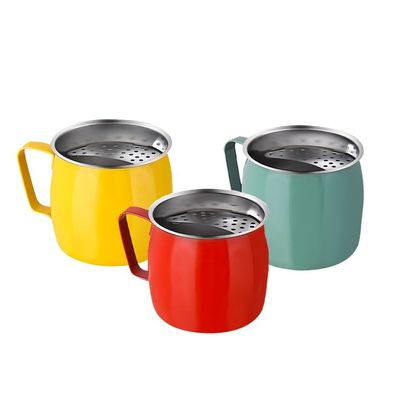304 Edelstahl-Teebecher Kreatives Design für Logo-Anpassung und Halbmondfilter