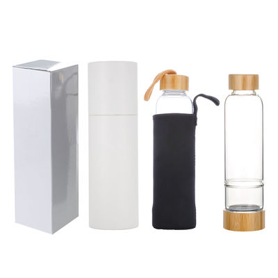 Wasserflasche aus Glas aus Kristallstein mit schickem Design für Mädchen 500 ml