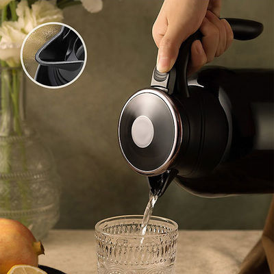 1.5L Doppelwand Warmwasserkessel Teekessel mit automatischem Abschalten und Trockenschutz