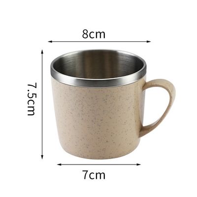 angepasste Farbe Doppelwand Vakuum Edelstahl Eiskaffeeschale Becher und Direkt